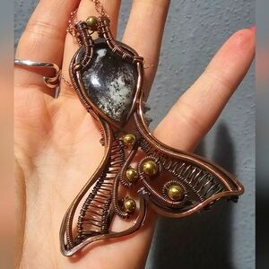 Astrophyllite Mermaid Tail Wire Wrap